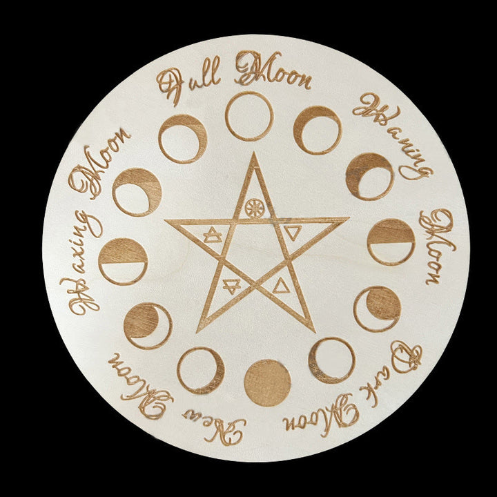 Jeu de tarot avec pendule divinatoire en bois Olivenorma