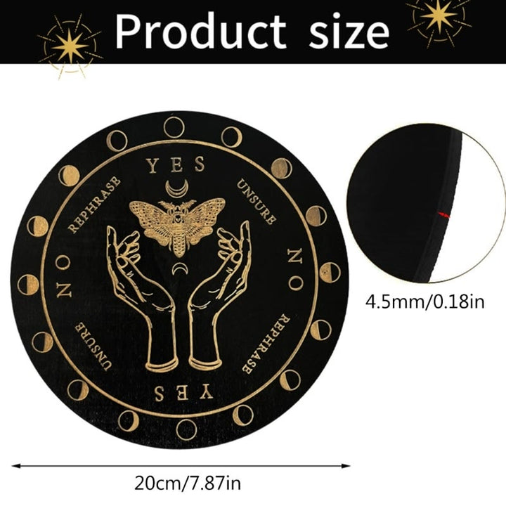 Jeu de tarot avec pendule divinatoire en bois Olivenorma