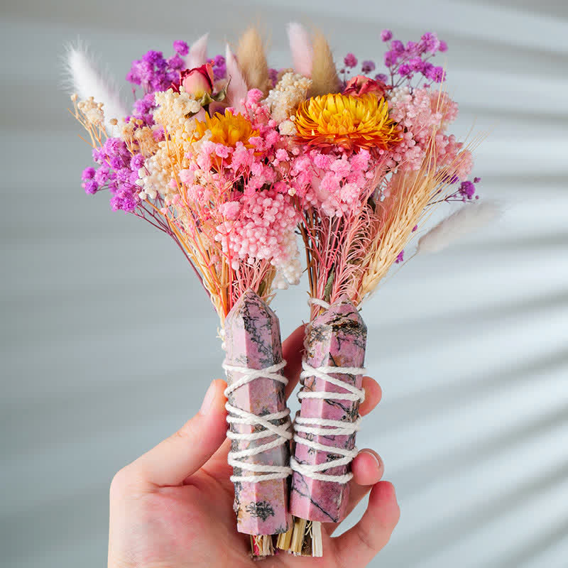 Bouquet éternel Olivenorma Baguettes en cristal naturel