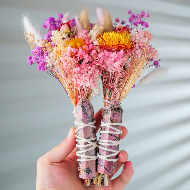 Bouquet éternel Olivenorma Baguettes en cristal naturel