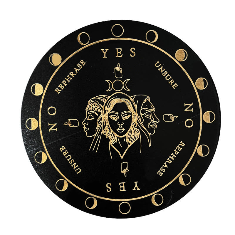 Jeu de tarot avec pendule divinatoire en bois Olivenorma