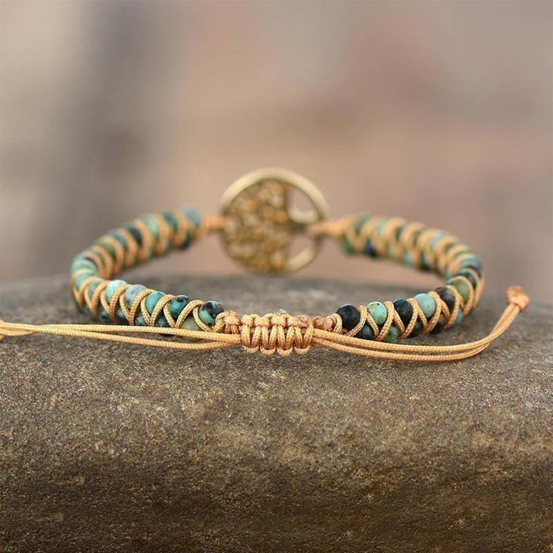 Bracelet Arbre de Vie Turquoise