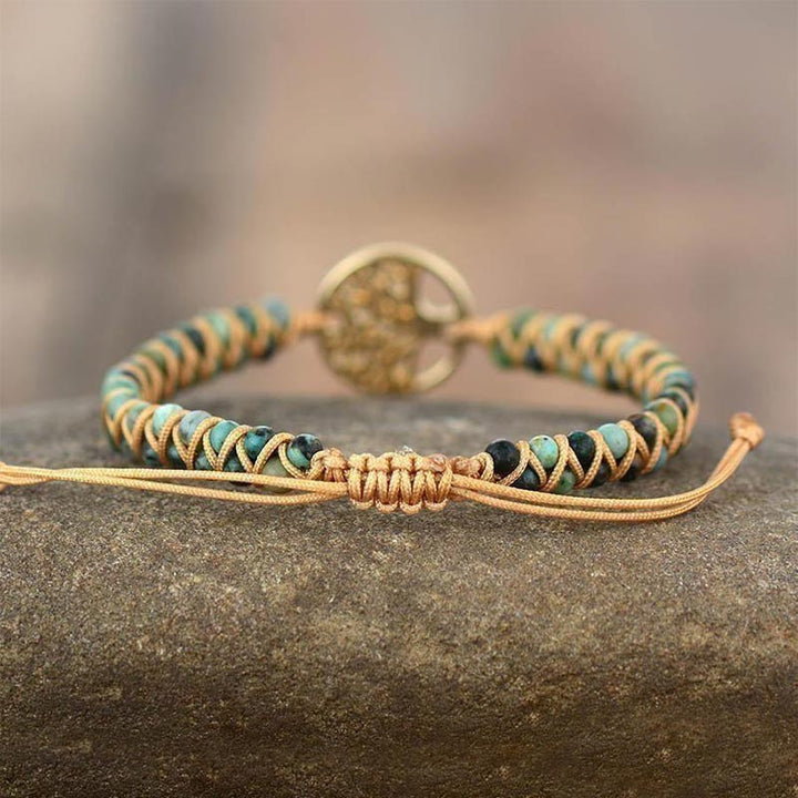 Bracelet Arbre de Vie Turquoise