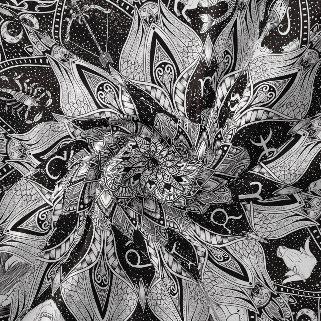 Tapisserie murale fantaisie noire Olivenorma pour décoration de chambre à coucher