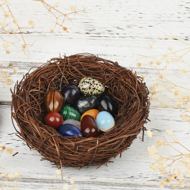 Œufs de cristal naturel énergétique Olivenorma