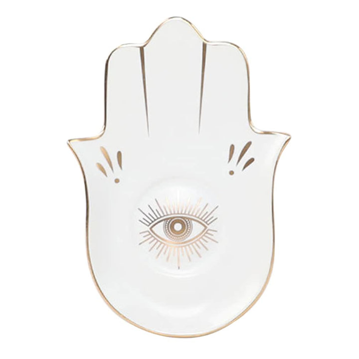 Olivenorma Hamsa Petit plateau à bijoux Evil Eye Sous-verre