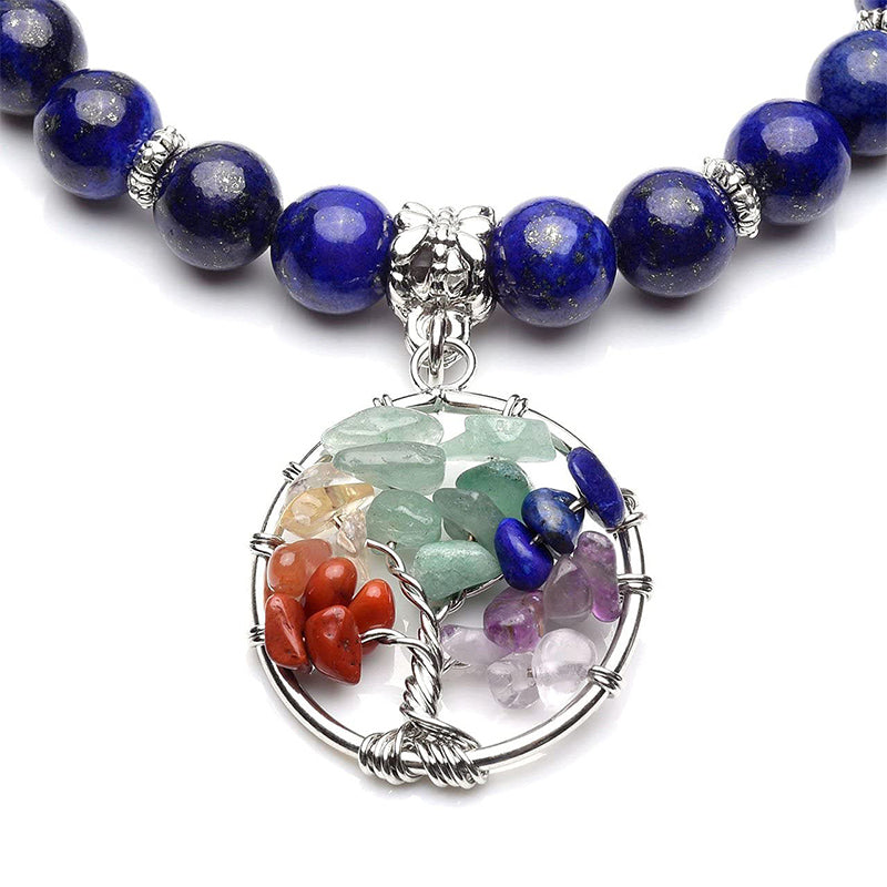 Bracelet Chakra Arbre de Vie Améthyste