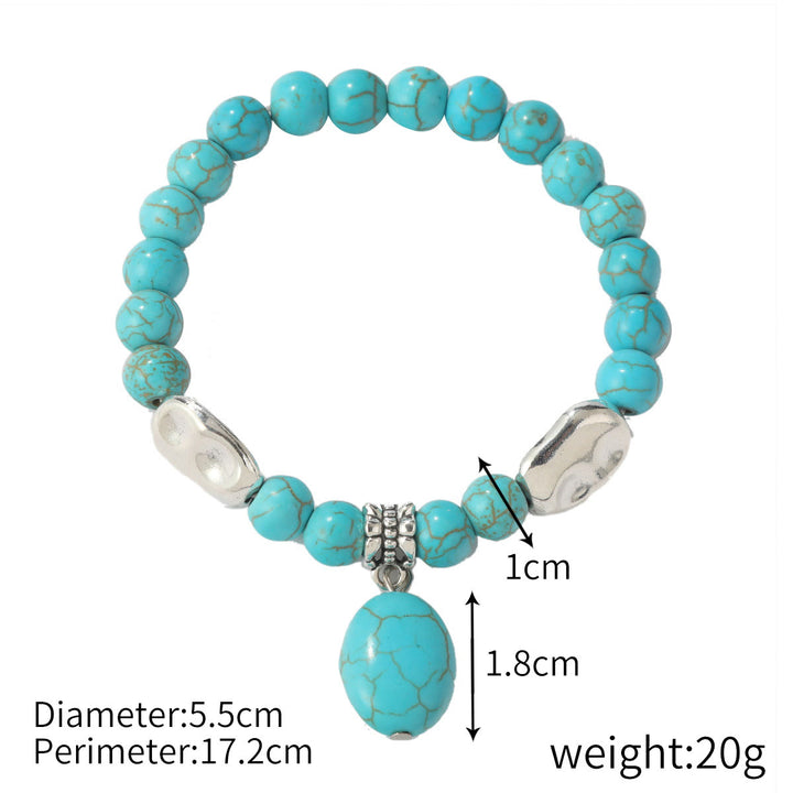 Bracelet turquoise contre le mauvais œil Olivenorma « Protection éternelle »