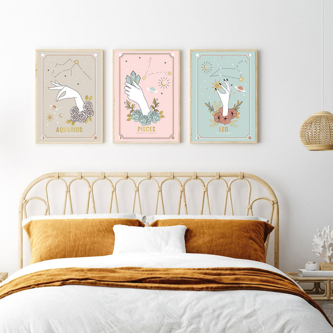 Affiche fraîche et petite taille du zodiaque nordique Olivenorma