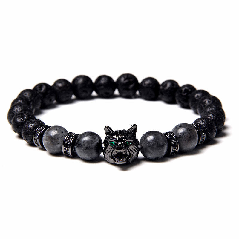 Bracelet Loup Tourmaline Noire