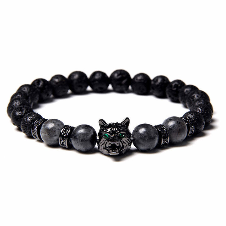 Bracelet Loup Tourmaline Noire