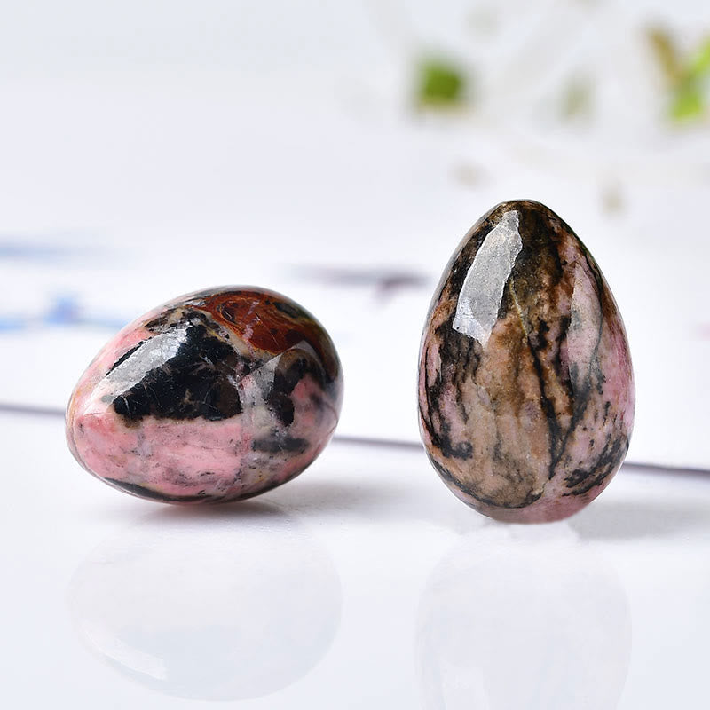 Œufs de cristal naturel énergétique Olivenorma