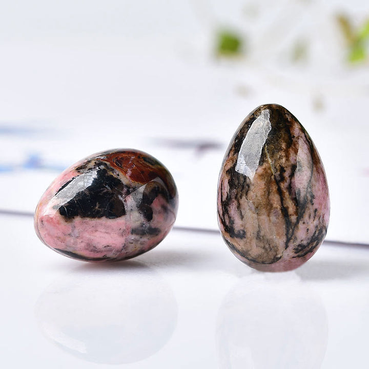 Œufs de cristal naturel énergétique Olivenorma