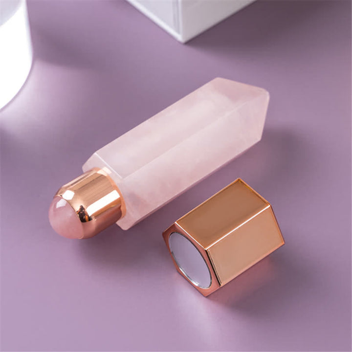 Baguettes de cristal d'huile essentielle énergétique en quartz rose olivenorma