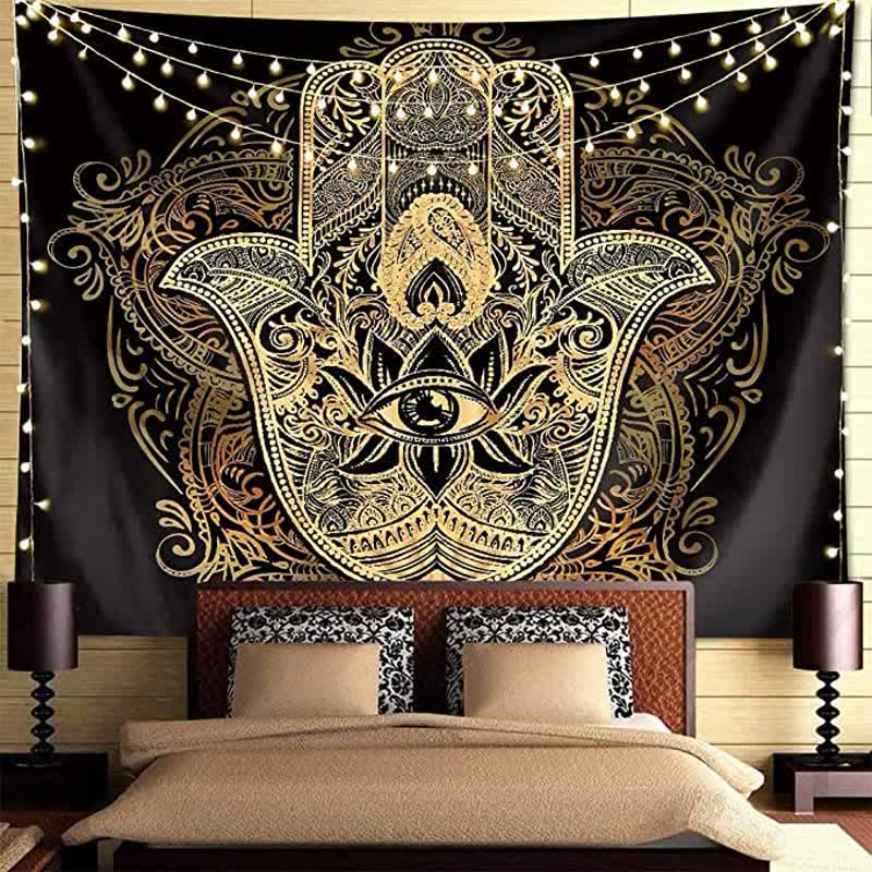Tapisserie murale de protection vintage Hamsa