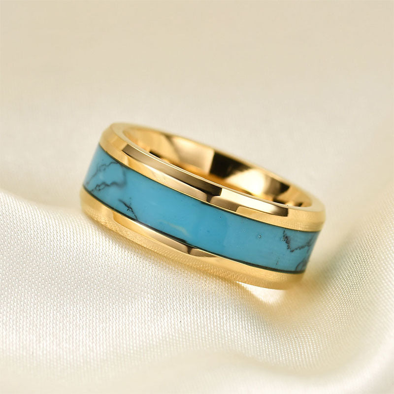 Bague de protection et de transformation en turquoise Olivenorma