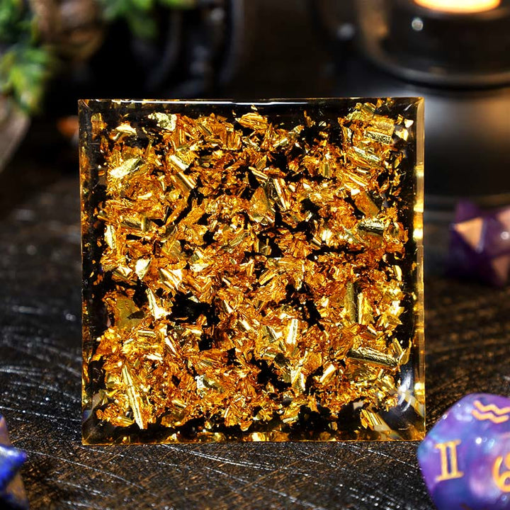 Boule d'améthyste Olivenorma Gravier d'obsidienne Pyramide d'orgone Zodiac Gemini