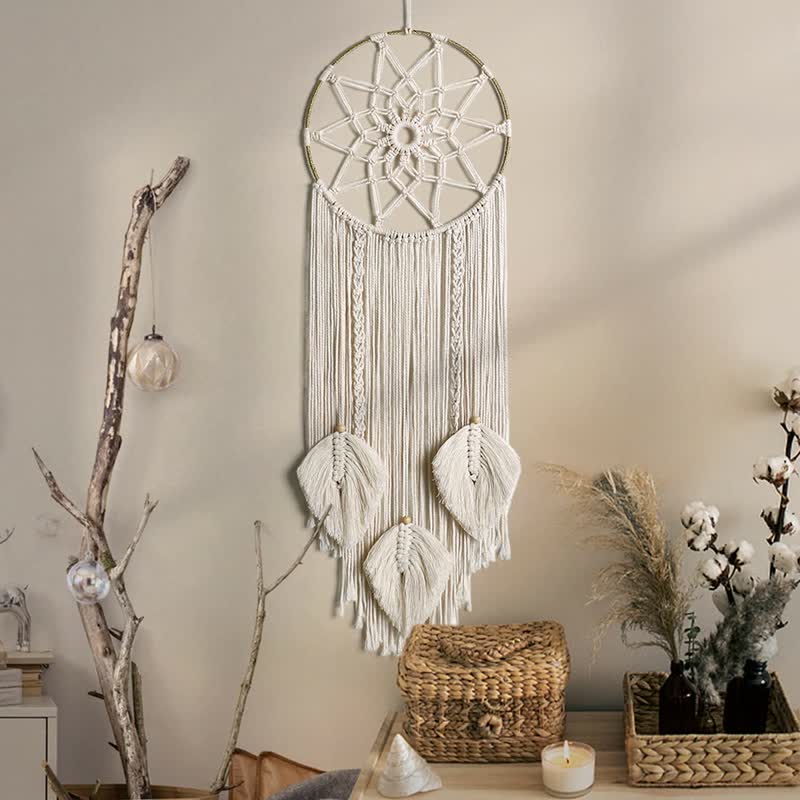 Attrape-rêves Boho Lotus Peace Olivenorma