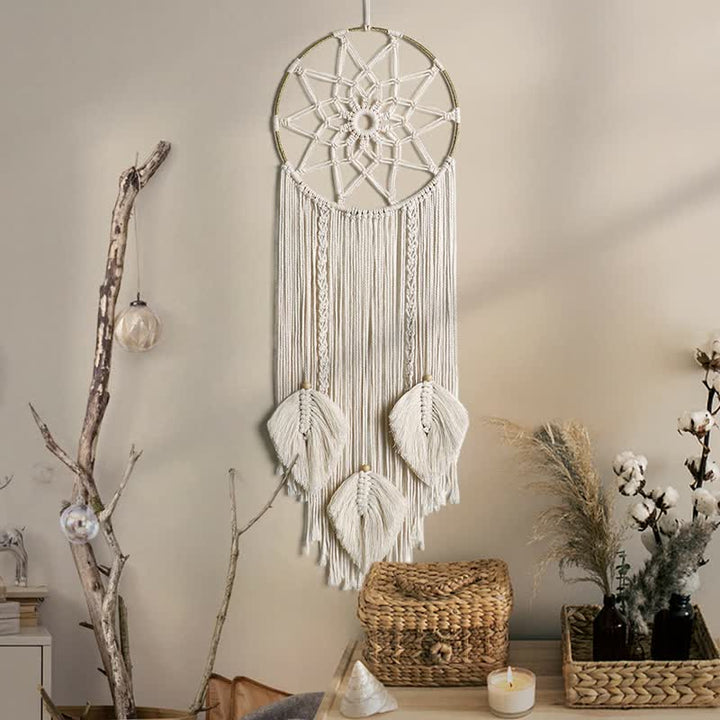 Attrape-rêves Boho Lotus Peace Olivenorma