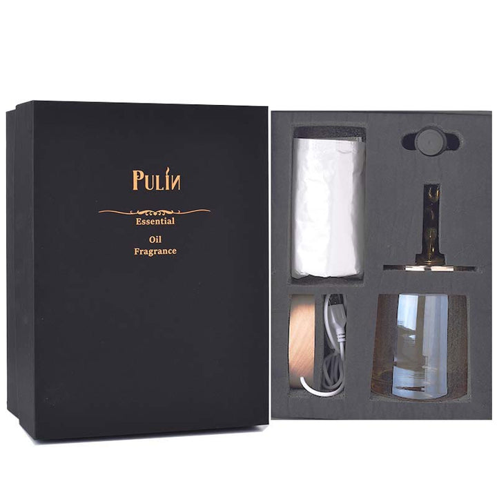 Lampe d'aromathérapie en cristal décoratif sans feu en forme de coupe de cerf Olivenorma