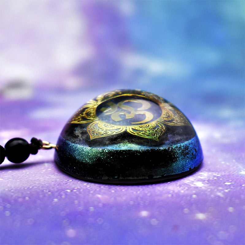 Olivenorma Lapis Lazuli OM Symbole Lotus