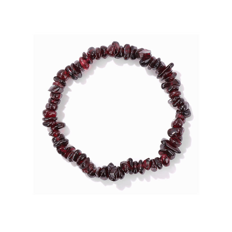 Bracelet en gravier irrégulier naturel coloré Olivenorma