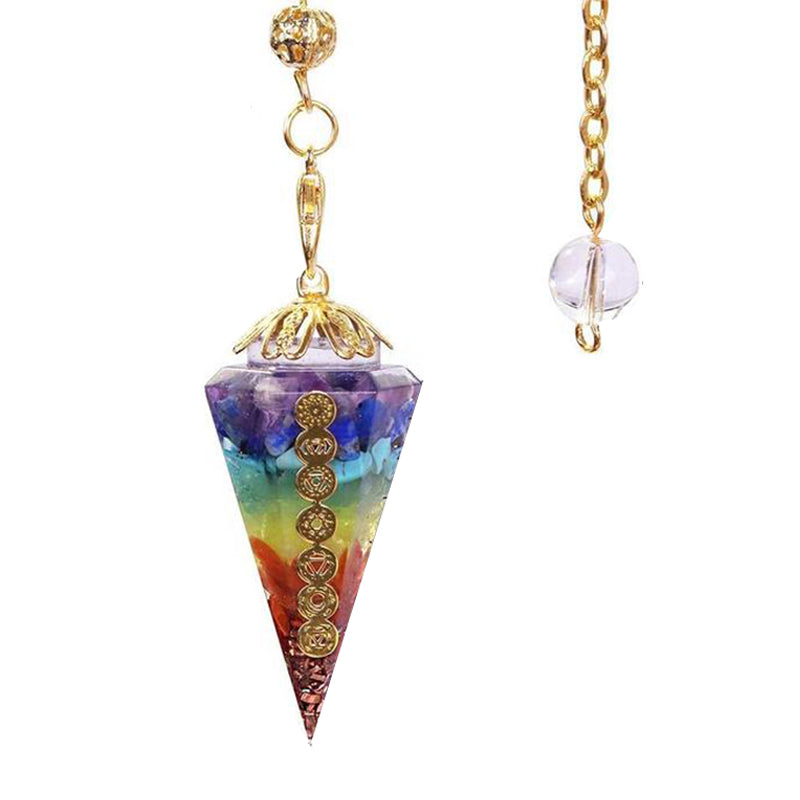 Pendule de divination Olivenorma Chakra Orgone
