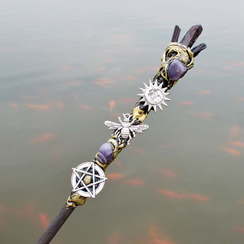 Baguettes de cristal de fée de la lune et du soleil Olivenorma