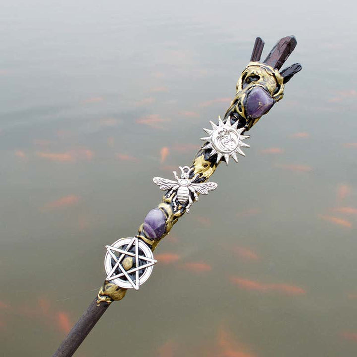 Baguettes de cristal de fée de la lune et du soleil Olivenorma