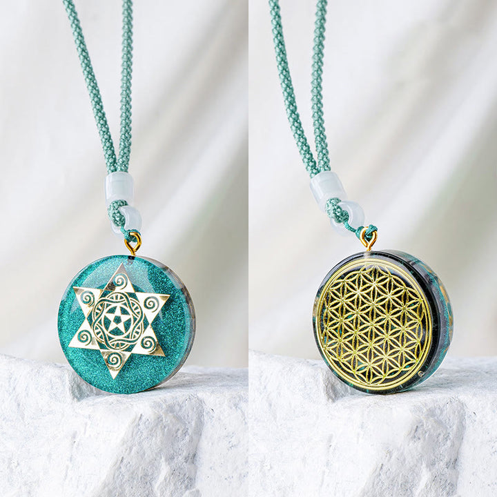 Collier d'orgone en cristal naturel Olivenorma