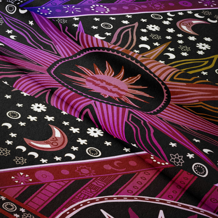 Tapisserie bohème Olivenorma Sun Rays Moon