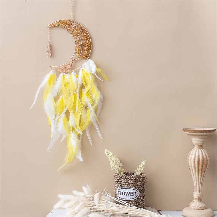 Arbre de vie tissé en gravier naturel Olivenorma Attrape-rêves lunaire