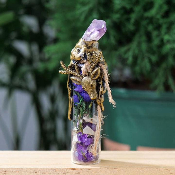 Olivenorma « Witch's Wish » – Bouteille d'énergie en pierre brute de cristal naturel