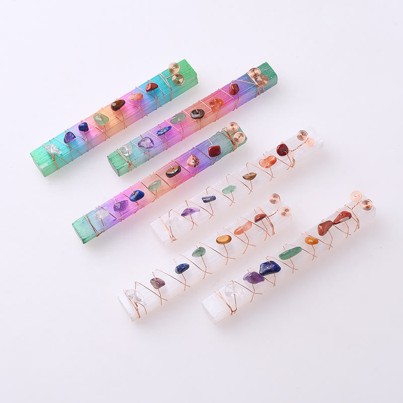 Baguettes de cristal en plâtre marocain Olivenorma Chakra