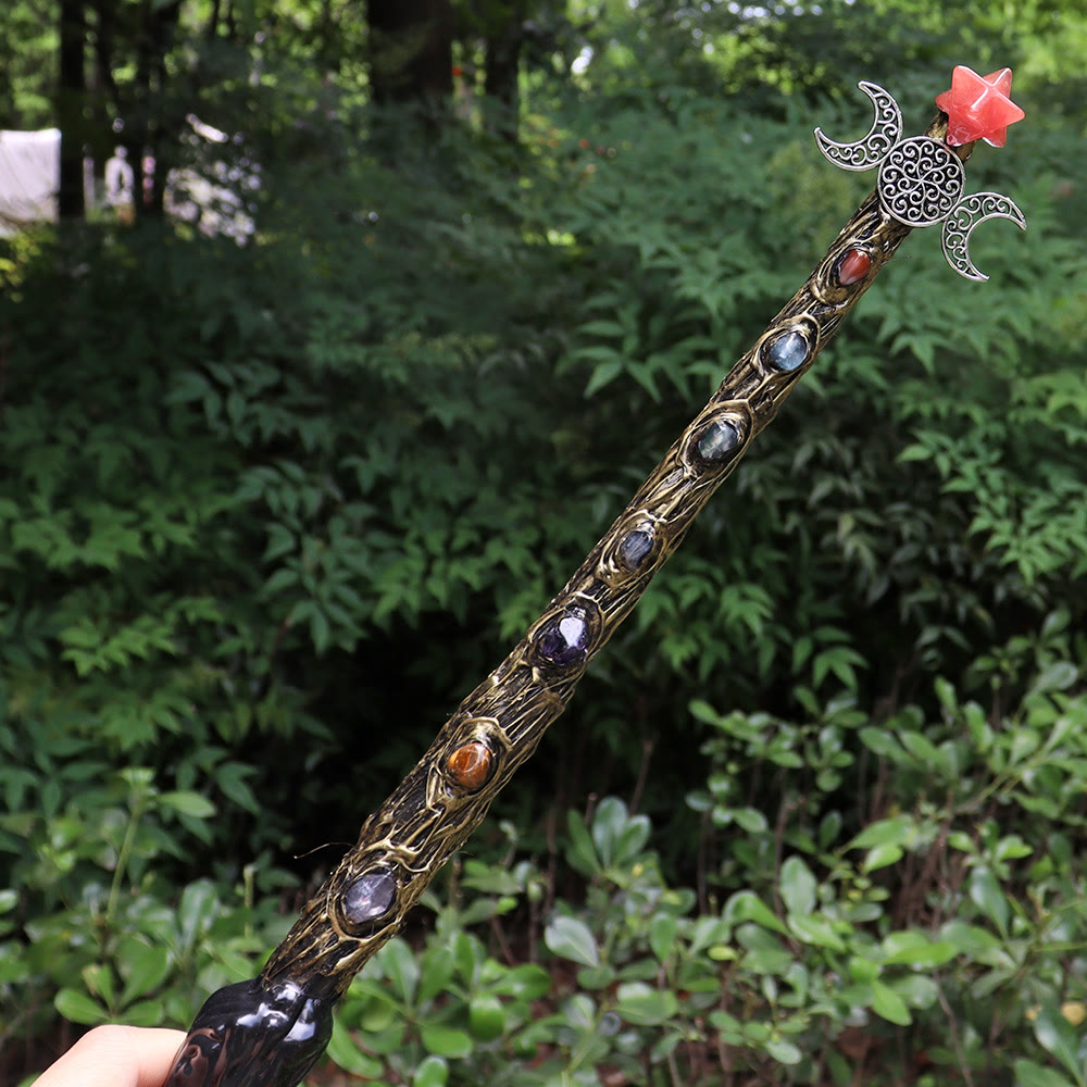 Baguettes en cristal Merkaba Chakra naturel Olivenorma