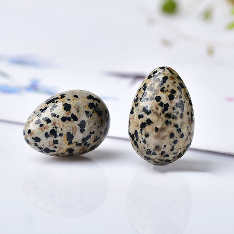 Œufs de cristal naturel énergétique Olivenorma