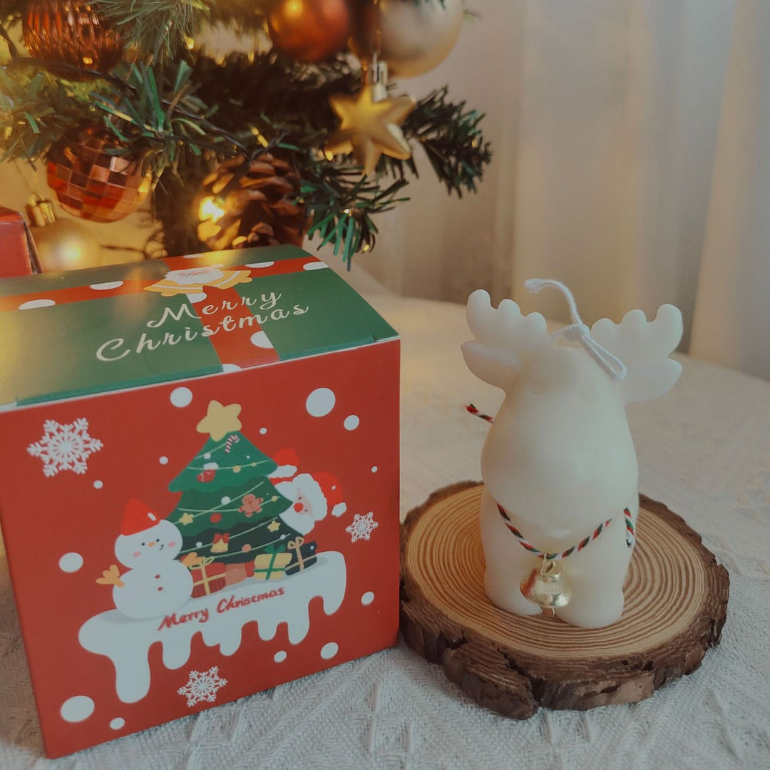 Bougie modèle biscuit gâteau de Noël Olivenorma