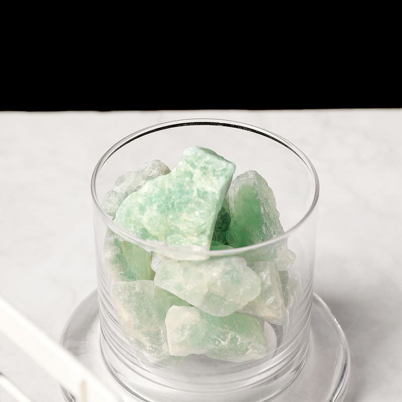 Diffuseur Olivenorma en pierre sans flamme, coupe transparente, lampe d'aromathérapie en cristal