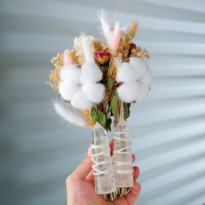 Bouquet éternel Olivenorma Baguettes en cristal naturel