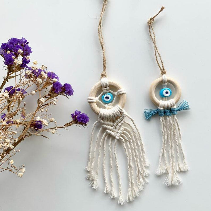 Breloques de voiture contre le mauvais œil faites à la main Olivenorma Ornement fait à la main