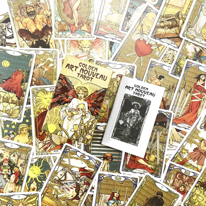 Cartes de jeu de tarot Olivenorma Golden Art Nouveau