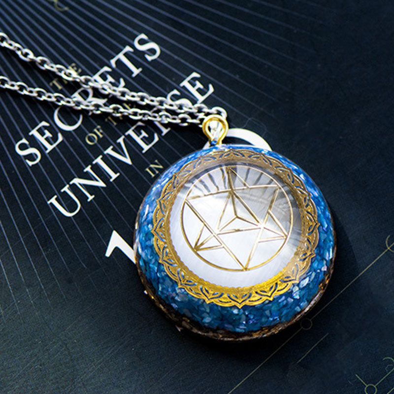 Collier Orgone Merkaba Olivenorma