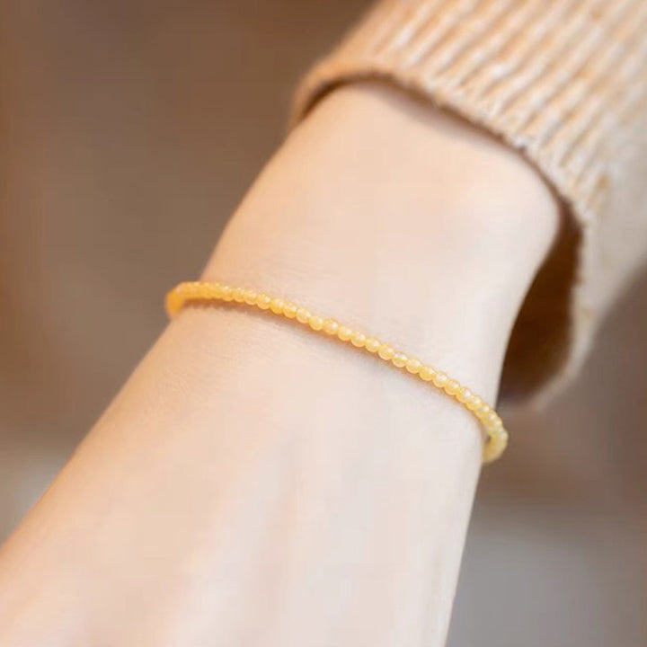 Rich Stone - Bracelet de prospérité en pierres précieuses citrine