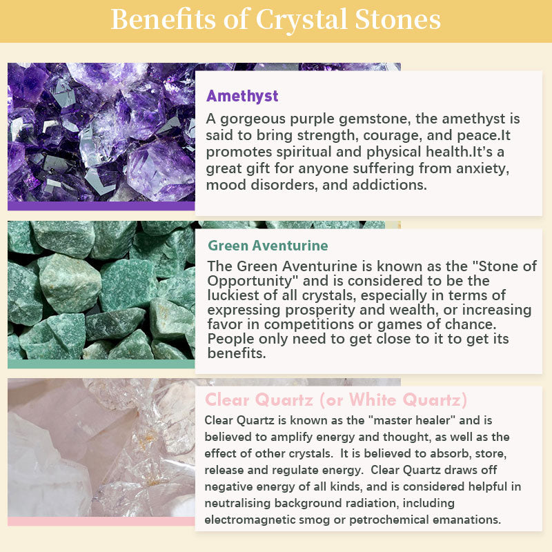 Arbre Feng Shui en pierres précieuses naturelles multicolores Olivenorma avec base en agate