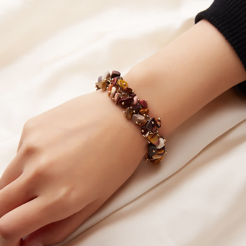Bracelet en cristaux d'Austrain avec pierres