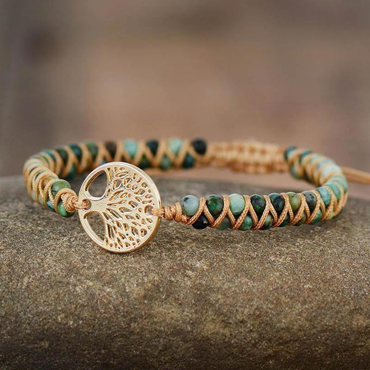 Bracelet Arbre de Vie Turquoise