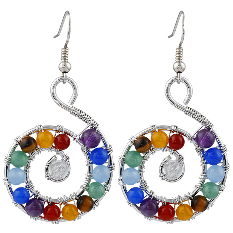 Boucles d'oreilles Chakra Orgone