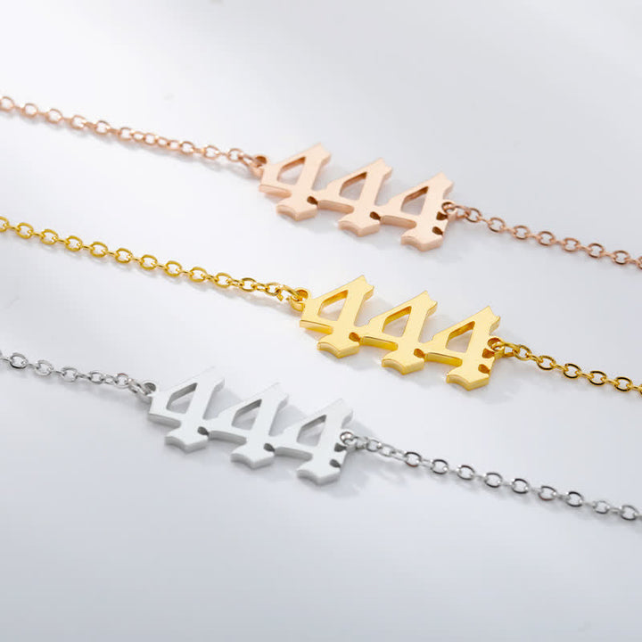 Bracelet de cheville spirituel avec numéro d'ange