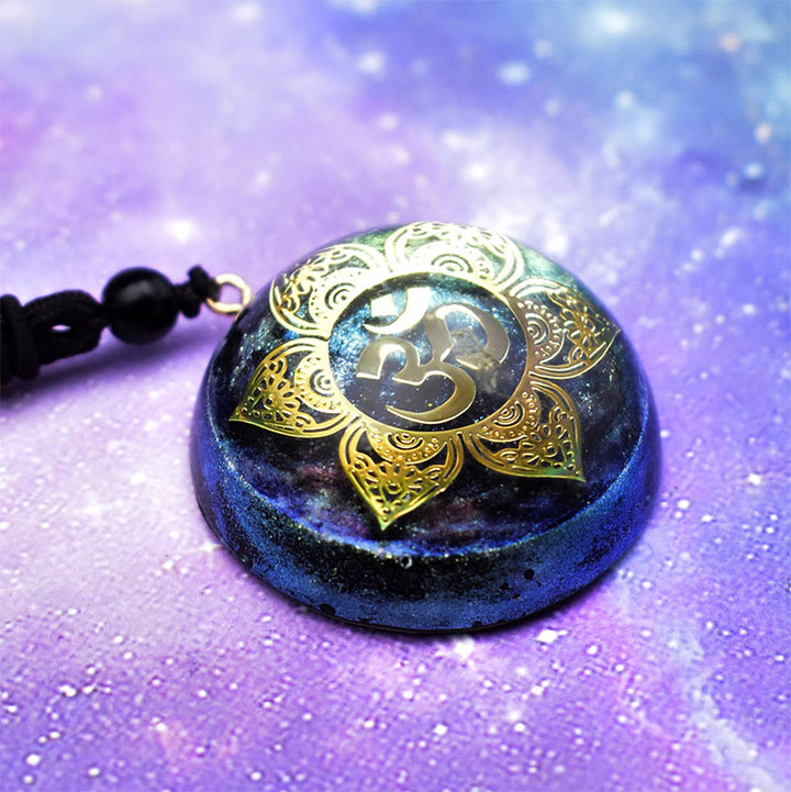 Olivenorma Lapis Lazuli OM Symbole Lotus