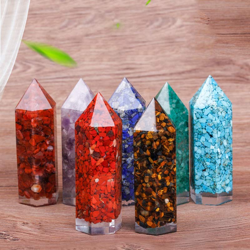 Décoration de protection des chakras en cristal naturel